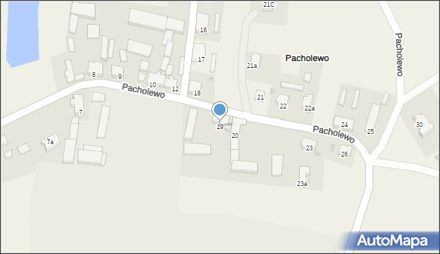 Pacholewo, Pacholewo, 19, mapa Pacholewo