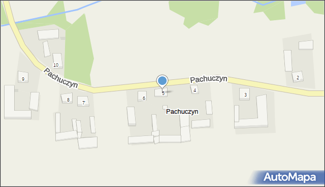 Pachuczyn, Pachuczyn, 5, mapa Pachuczyn