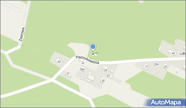 Paciorkowizna, Paciorkowizna, 46, mapa Paciorkowizna