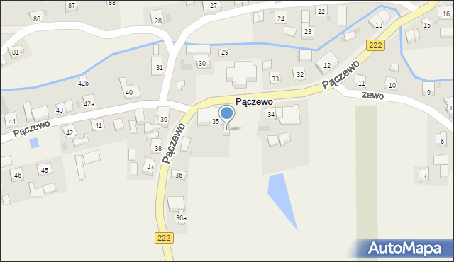 Pączewo, Pączewo, 35A, mapa Pączewo