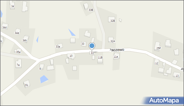 Paczewo, Paczewo, 11, mapa Paczewo