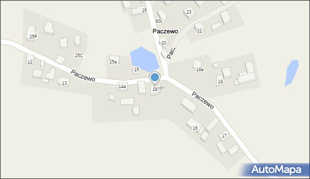 Paczewo, Paczewo, 14, mapa Paczewo