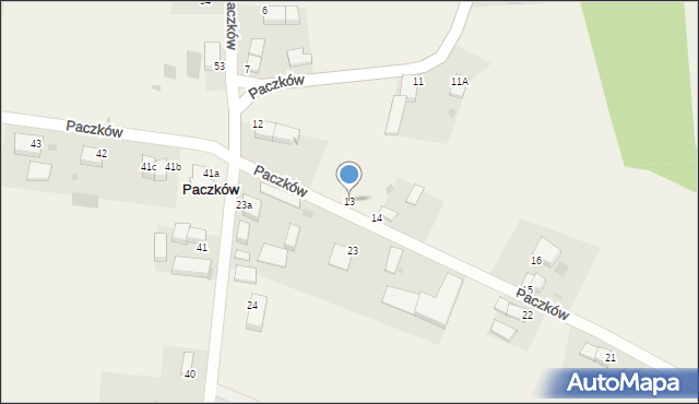 Paczków, Paczków, 13, mapa Paczków