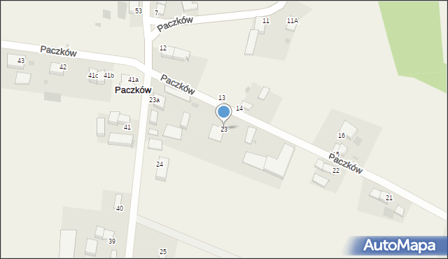 Paczków, Paczków, 23, mapa Paczków