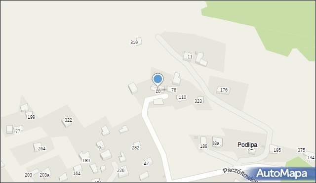 Paczółtowice, Paczółtowice, 10, mapa Paczółtowice