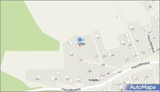 Paczółtowice, Paczółtowice, 60, mapa Paczółtowice