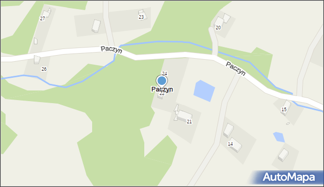 Paczyn, Paczyn, 22, mapa Paczyn