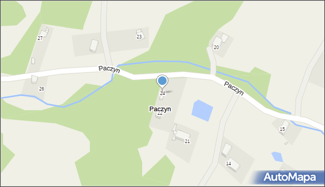 Paczyn, Paczyn, 24, mapa Paczyn