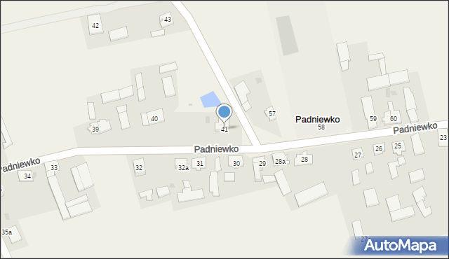 Padniewko, Padniewko, 41, mapa Padniewko