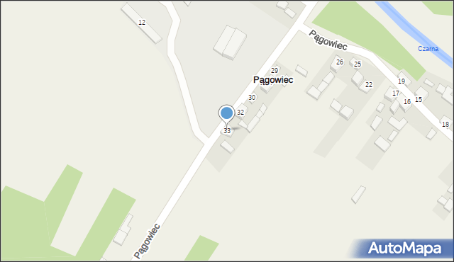 Pągowiec, Pągowiec, 33, mapa Pągowiec