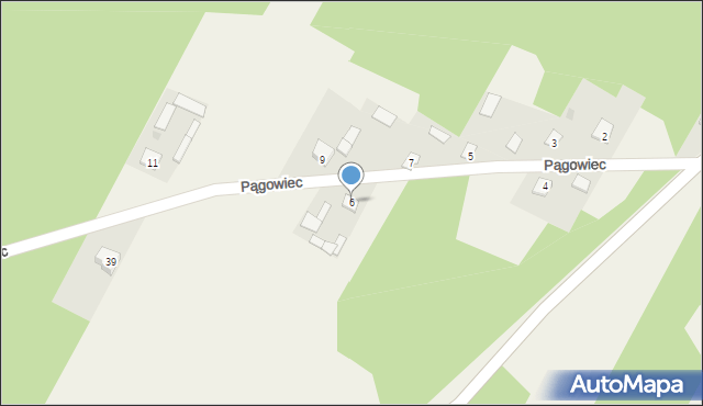 Pągowiec, Pągowiec, 6, mapa Pągowiec