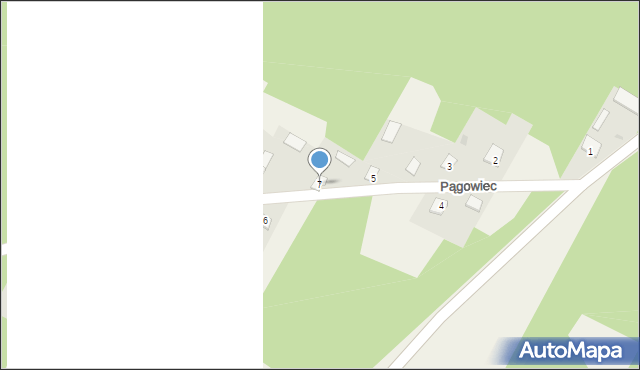 Pągowiec, Pągowiec, 7, mapa Pągowiec