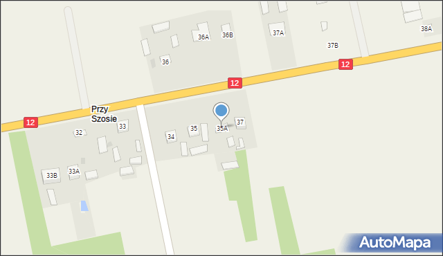 Pająków, Pająków, 35A, mapa Pająków