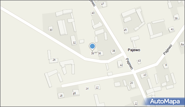 Pajewo, Pajewo, 34, mapa Pajewo