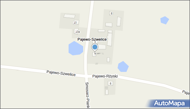 Pajewo-Szwelice, Pajewo-Szwelice, 7, mapa Pajewo-Szwelice