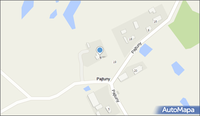 Pajtuny, Pajtuny, 6, mapa Pajtuny