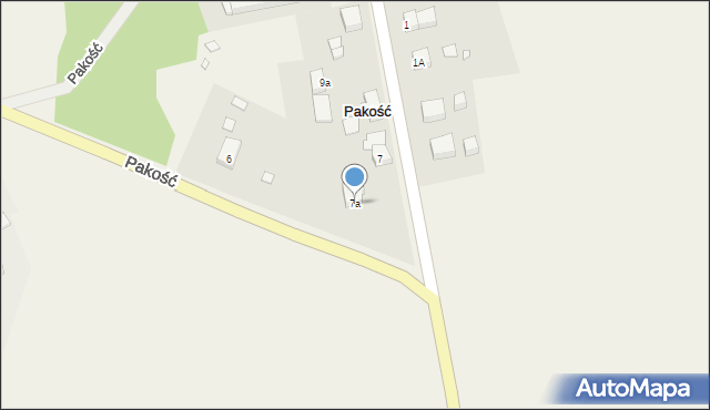 Pakość, Pakość, 7a, mapa Pakość