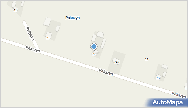 Pakszyn, Pakszyn, 24, mapa Pakszyn