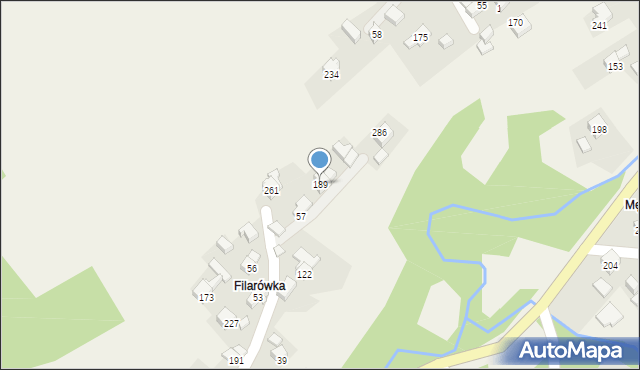 Palcza, Palcza, 189, mapa Palcza