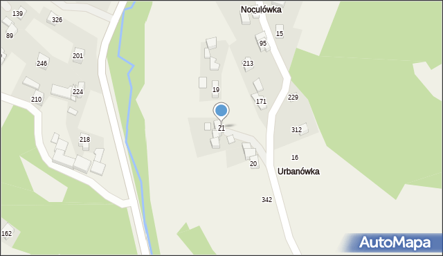 Palcza, Palcza, 21, mapa Palcza