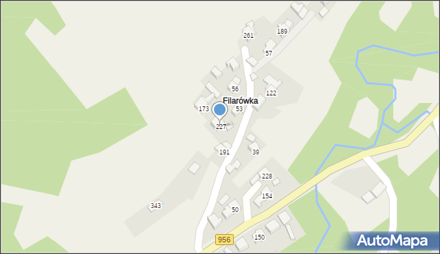 Palcza, Palcza, 227, mapa Palcza