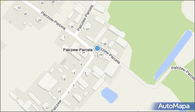 Palczew, Palczew, 1, mapa Palczew