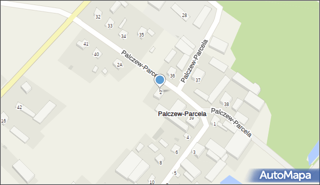 Palczew, Palczew, 2, mapa Palczew