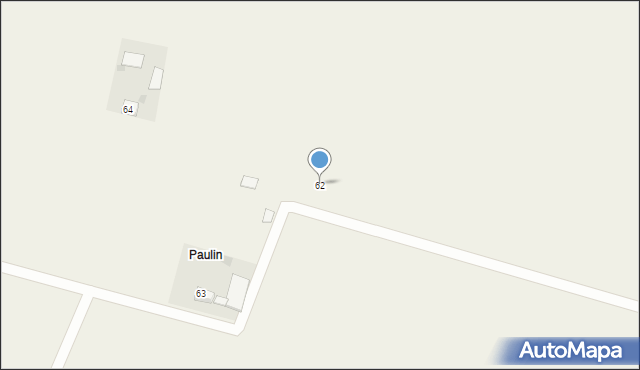 Palczew-Parcela, Palczew-Parcela, 62, mapa Palczew-Parcela