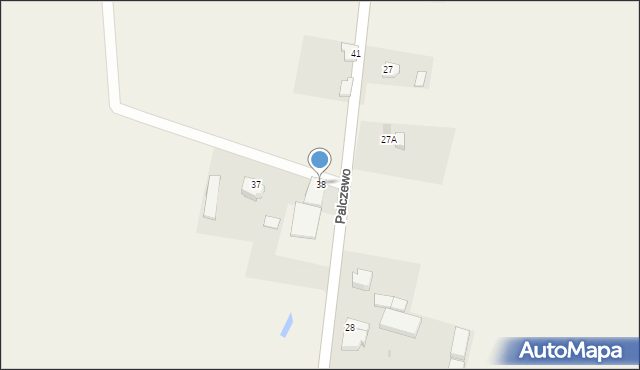 Palczewo, Palczewo, 38, mapa Palczewo
