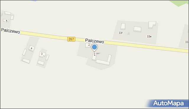 Palczewo, Palczewo, 1, mapa Palczewo