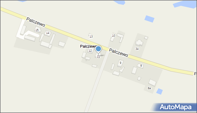 Palczewo, Palczewo, 11, mapa Palczewo