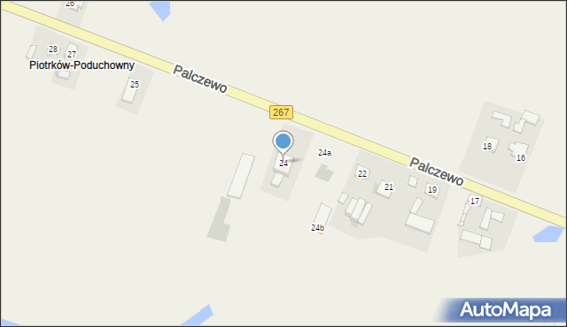 Palczewo, Palczewo, 24, mapa Palczewo