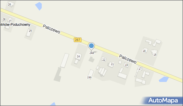 Palczewo, Palczewo, 24a, mapa Palczewo