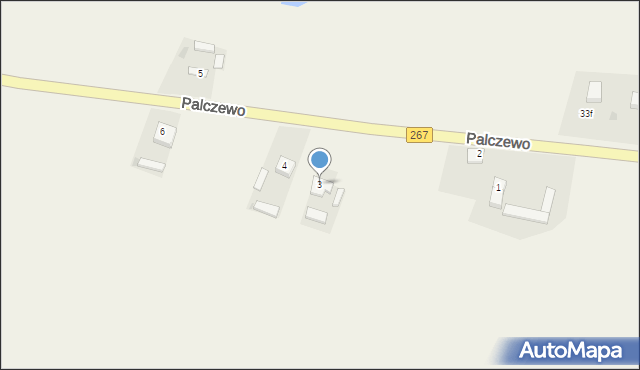 Palczewo, Palczewo, 3, mapa Palczewo