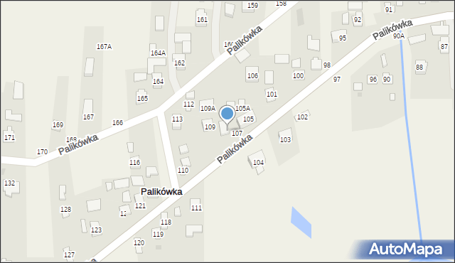 Palikówka, Palikówka, 108, mapa Palikówka