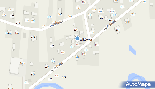 Palikówka, Palikówka, 121, mapa Palikówka