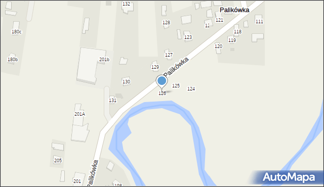 Palikówka, Palikówka, 126, mapa Palikówka