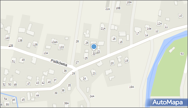 Palikówka, Palikówka, 22, mapa Palikówka