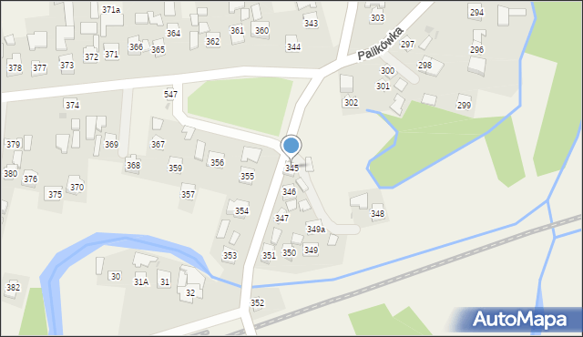 Palikówka, Palikówka, 345, mapa Palikówka