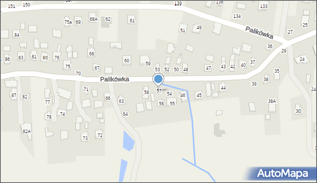 Palikówka, Palikówka, 57, mapa Palikówka