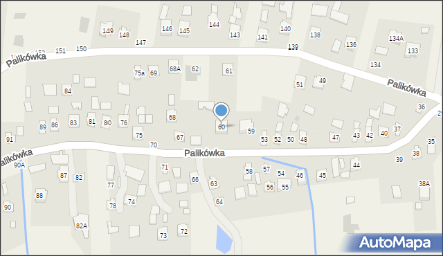 Palikówka, Palikówka, 60, mapa Palikówka