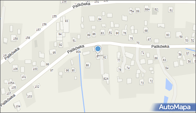 Palikówka, Palikówka, 87, mapa Palikówka