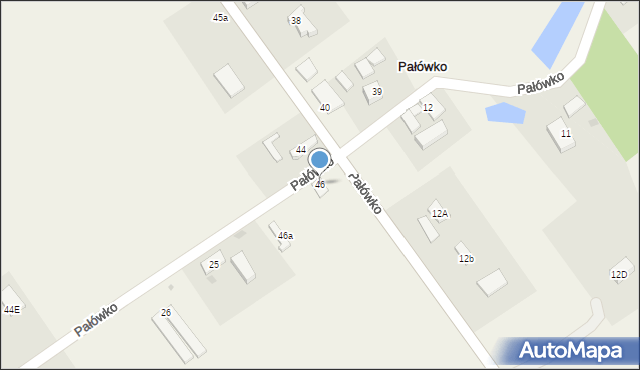 Pałówko, Pałówko, 46, mapa Pałówko