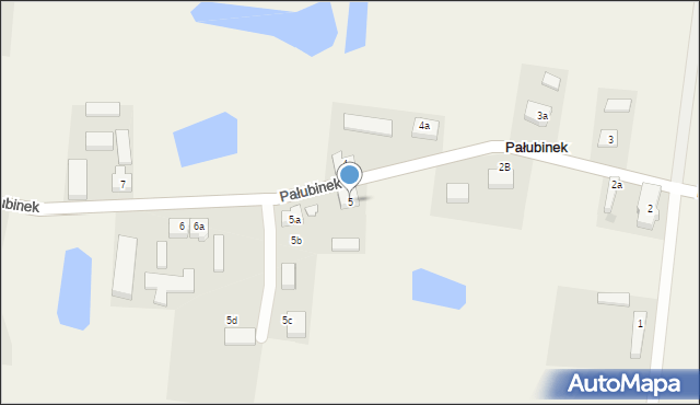 Pałubinek, Pałubinek, 5, mapa Pałubinek