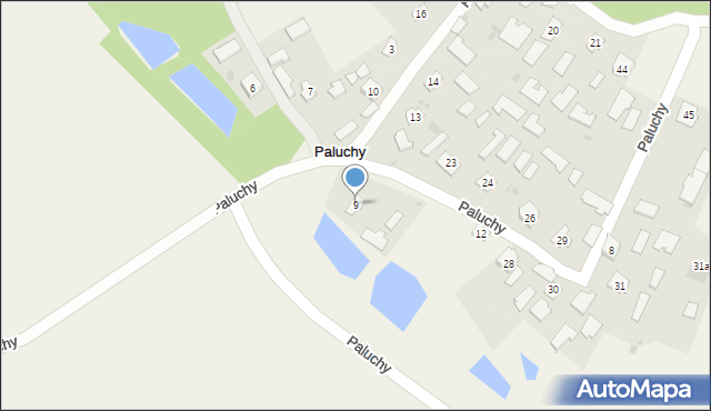 Paluchy, Paluchy, 9, mapa Paluchy