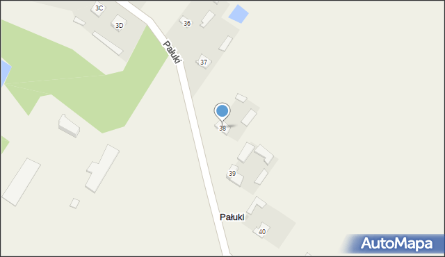 Pałuki, Pałuki, 38, mapa Pałuki