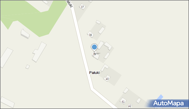 Pałuki, Pałuki, 39, mapa Pałuki