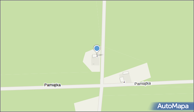 Pamiątka, Pamiątka, 2, mapa Pamiątka