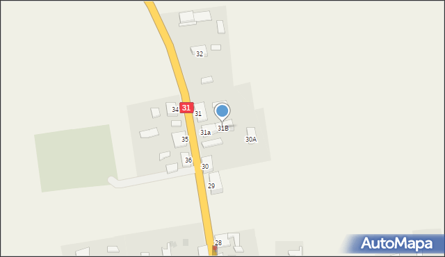 Pamięcin, Pamięcin, 31B, mapa Pamięcin