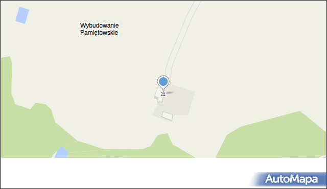 Pamiętowo, Pamiętowo, 24, mapa Pamiętowo